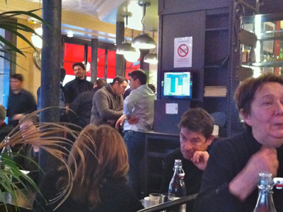 cafe in the Marais