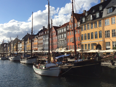 The harbor in Copenhagen.