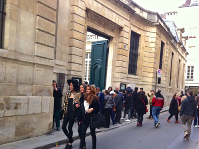 Lines outside the Picasso Musee, Paris